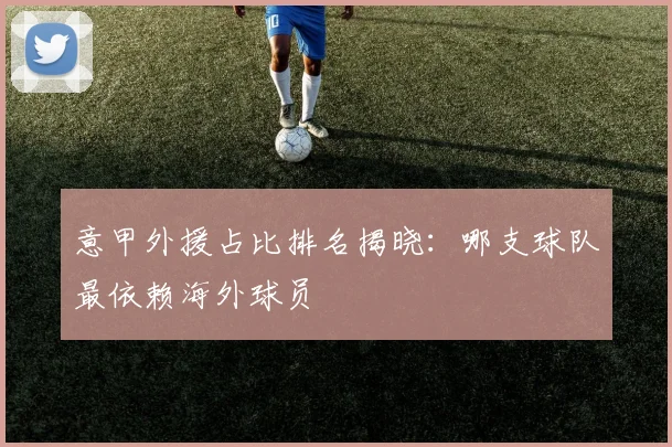 意甲外援占比排名揭晓:哪支球队最依赖海外球员